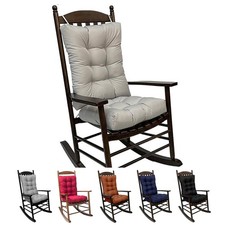 2 Pack Rocking Chair Cushion Set Soft Seat  Back Pad for Recliner, Office