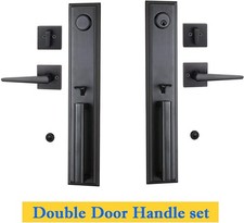 Double Door Lever Handleset for Front&Exterio...