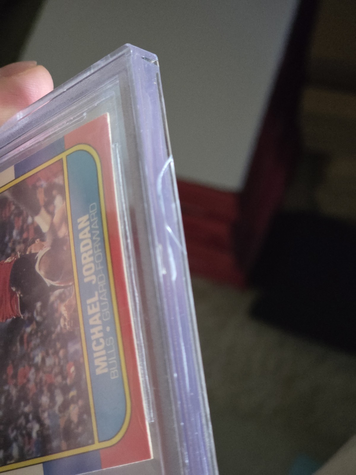 Michael Jordan 1986 Fleer #57 Rookie RC Hall of Fame HOF GOAT BGS 6.5 view 3