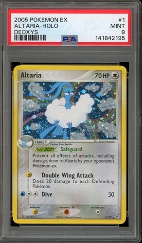 Pokemon Altaria EX Deoxys Holo Rare #1 PSA 9 Mint