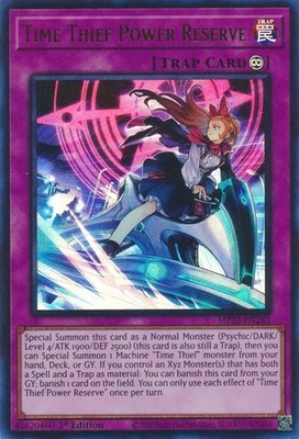 YUGIOH: 1X Time Thief Power Reserve MP23-EN282 Ultra Rare NM