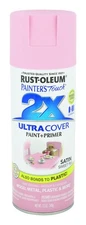 Rust-Oleum 249063 Satin Sweet Pea Interior/Exterior Paint Spray 12 oz. 6 Pack