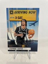 2024-25 Panini NBA Hoops Stephon Castle Rookie Arriving Now #8 RC 