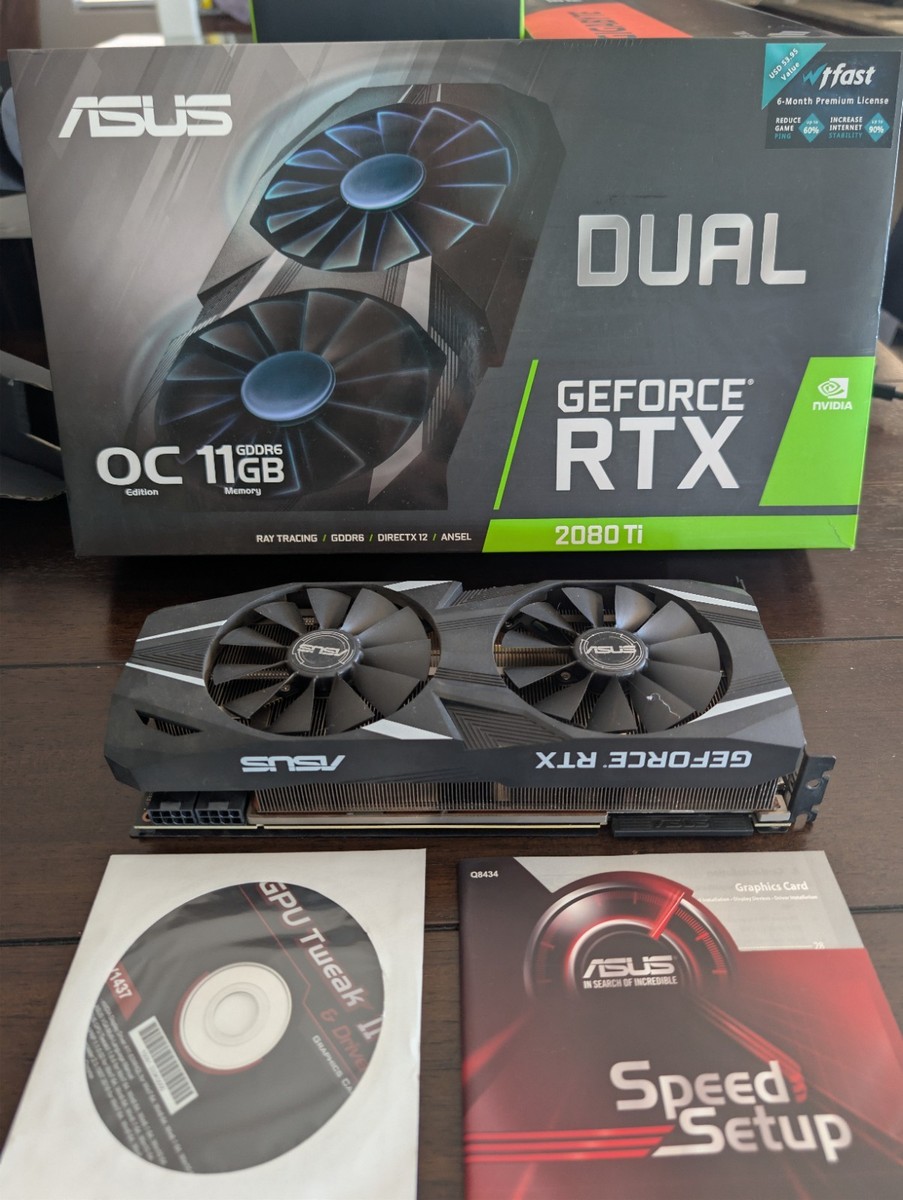 Nvidia Geforce Asus Dual Rtx 2080 Ti Dual Geforce Asus Nvidia