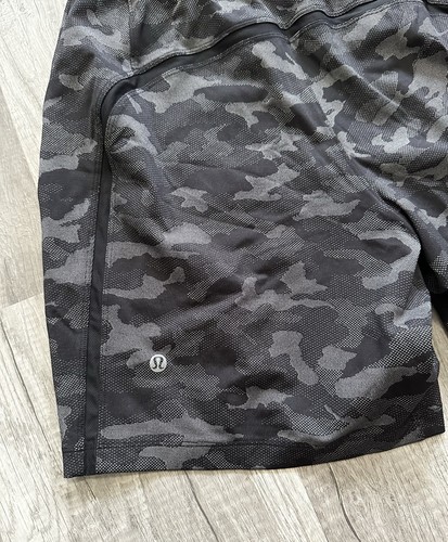 Lululemon Pace Breaker pantaloncino mimetico uomo taglia small nero grigio corsa atletica - Foto 10 di 13