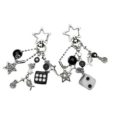 Sturdy Star Black Eight Keychain Adds A Touch of Mystery to Your Styles