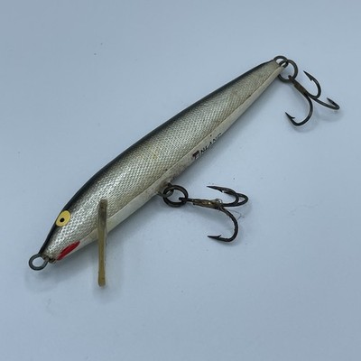 Rapala Original Floating Minnow Vintage Finland Lure Silver Black