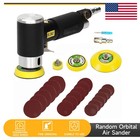 1" 2" 3" Mini Air Random Orbital Sander Dual Action Pneumatic Polisher Polishing