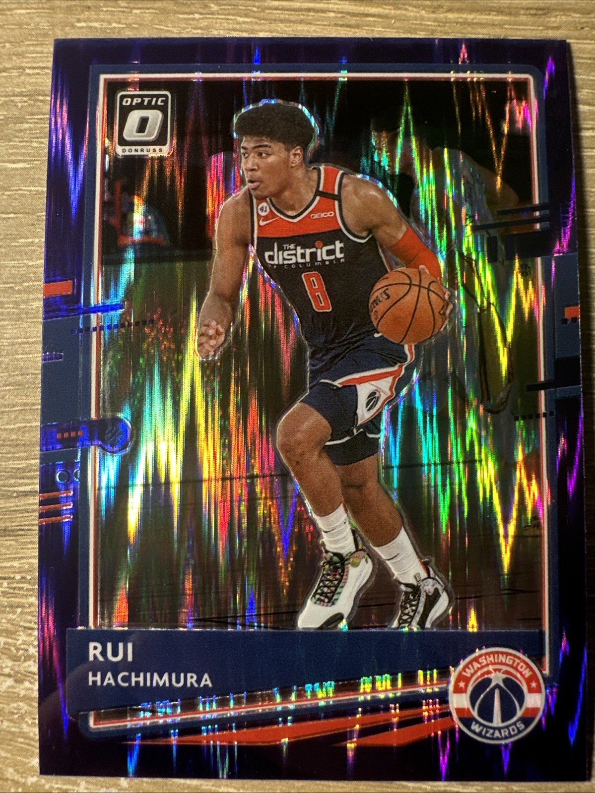 2020-21 Panini Donruss Optic - RUI HACHIMURA - Purple Shock SP - Wizards