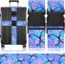 Luggage Straps for Suitcases Travel Belt Accessories Luggage Connector Identifie