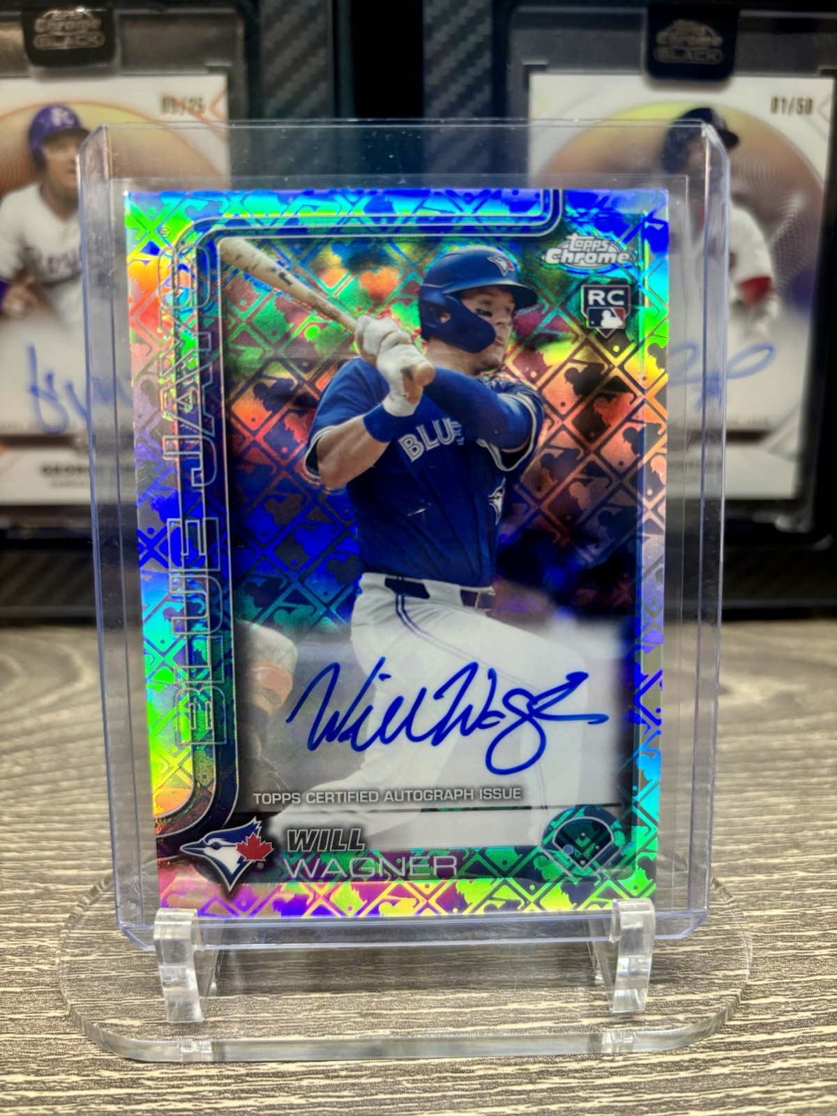 2025 Topps Chrome Logofractor - Rookie Autographs Will Wagner #RA-WW (AU, RC)