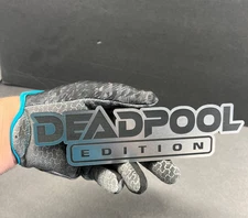 Dead Pool Edition Text Car Badge Emblem Engraved Acrylic Custom Fender Truck 4x4