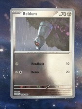 Pokémon Beldum 059/086 - ME04: Chaos Rising Common Reverse Holo Card NM