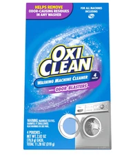 OxiClean Washing Machine Cleaner with Odor Blasters - 4 Count