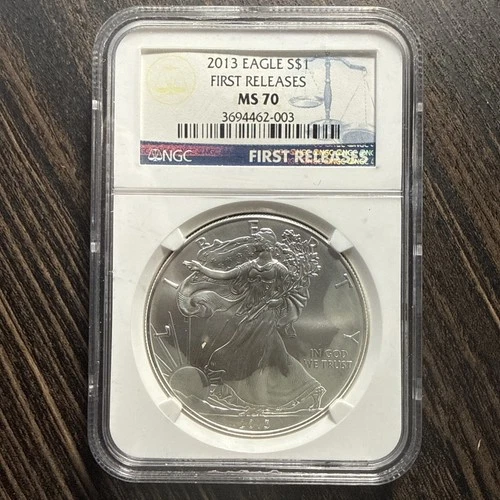 Photo of a 2013 American Silver Eagle from an eBay listing that sold on Jul 20, 2026