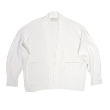 Abercrombie Fitch Women's Med Cardigan Open Sweater Ribbed Long Sleeve Pockets