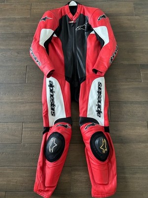 Alpinestars leather motorcycle race suit