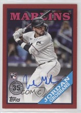 2023 Update 1988 Topps Baseball Red 11/25 Jordan Groshans #88BA-JG Auto x2o