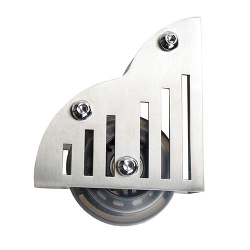 Sliding Library Hardware Rolling Ladder Hardware Multiuse Bottom Wheel Heavy - Picture 4 of 6