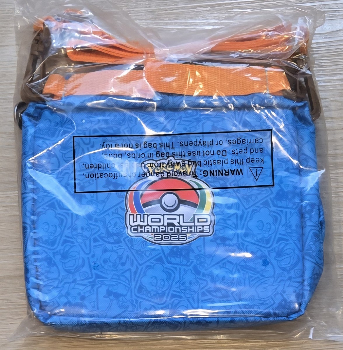 2025 Pokemon World Championships Competitor Pin Binder Bag