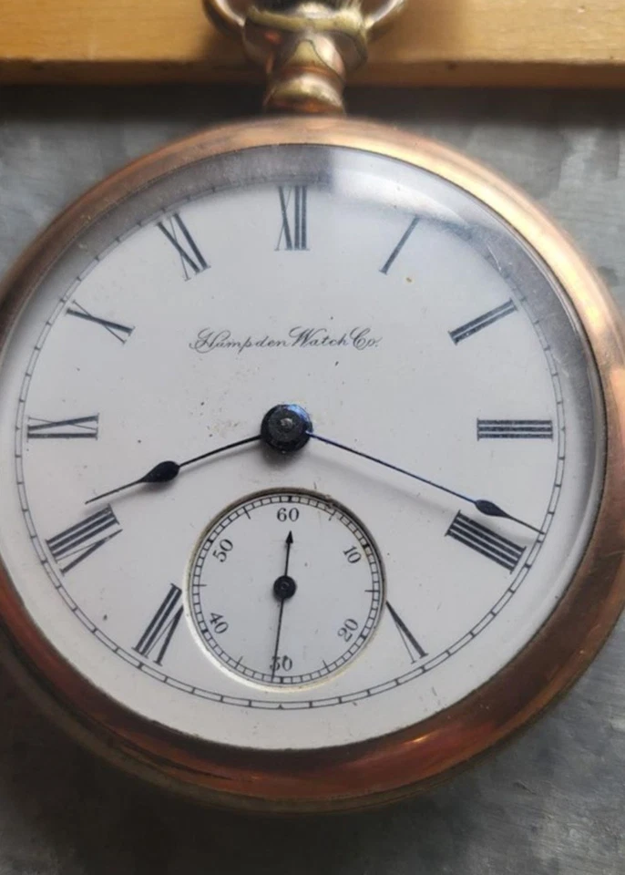 Antique Hampden Pocketwatch - Image 2 of 4