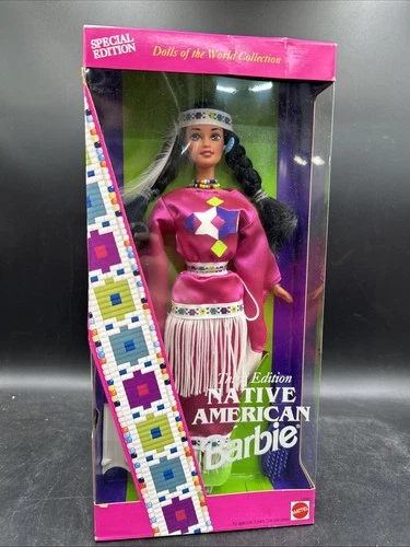 Native American Barbie Special Edition Dolls of the World-Boxed Vintage. ML