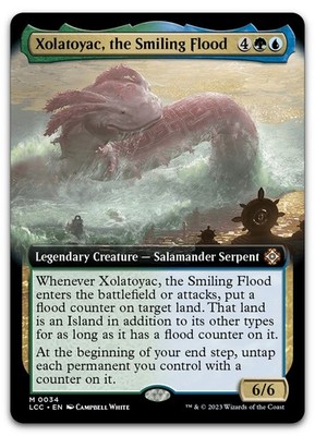 Xolatoyac, the Smiling Flood (Extended Art) #34 NM Lost Caverns of Ixalan