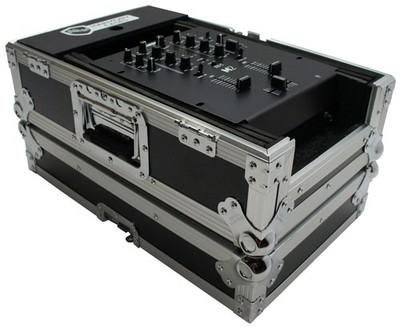 Harmony Cases HC10MIX Flight DJ Road 10'' Mixer Custom Case fits Behringer DX-626