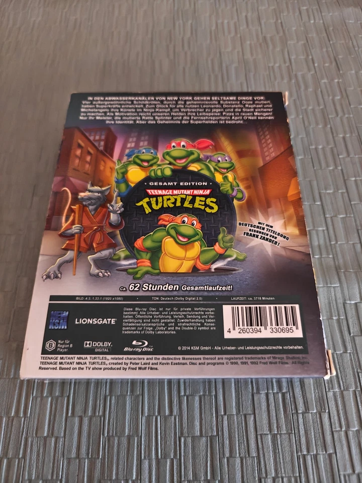 Teenage Mutant Ninja Turtles - TMNT - Limited Edition - Gesamtedition - Blu-Ray - Bild 2 von 4