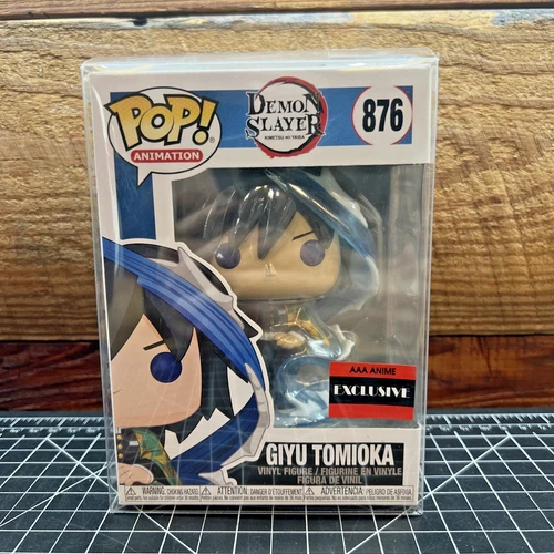 Funko Pop! Gyu Tomioka #876 AAA Anime Exclusive w/ Pop Protector Demon Slayer