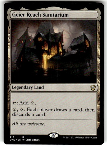 Magic: The Gathering MTG NM Geier Reach Sanitarium Rare Regular