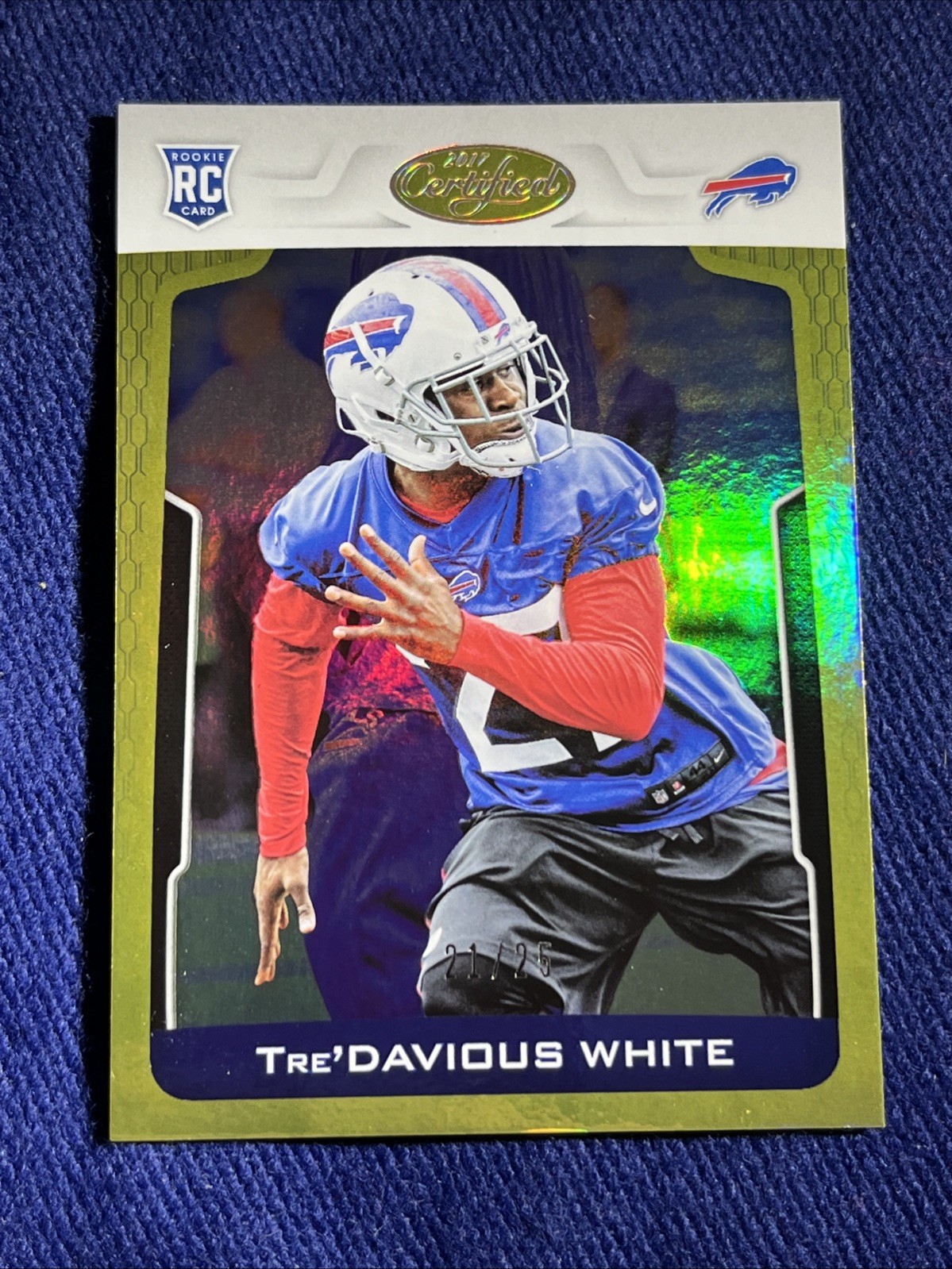 Tre'Davious White Panini Certified #166 Mirror Gold