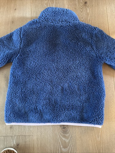 J.Crew Crew Cuts Girls Fleece Top Size 6-7 Blue  - Picture 8 of 8