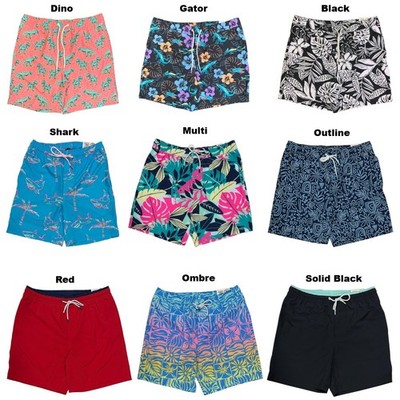 Member's Mark Mens Resort Swim Trunk, Performance Boxer Brief Liner