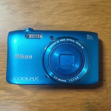 Nikon COOLPIX S-3600 Compact Digital Camera Tested Working Seller Japan