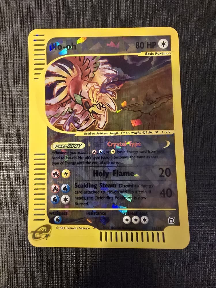 Pokemon Ho-Oh Skyridge Box Topper Jumbo Card NM 11/12 | eBay