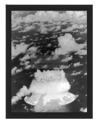 OPERATION CROSSROADS BAKER TEST BIKINI ATOLL 1946 8X10 FRAMED PHOTO
