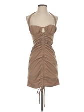 PrettyLittleThing Women Brown Cocktail Dress 4