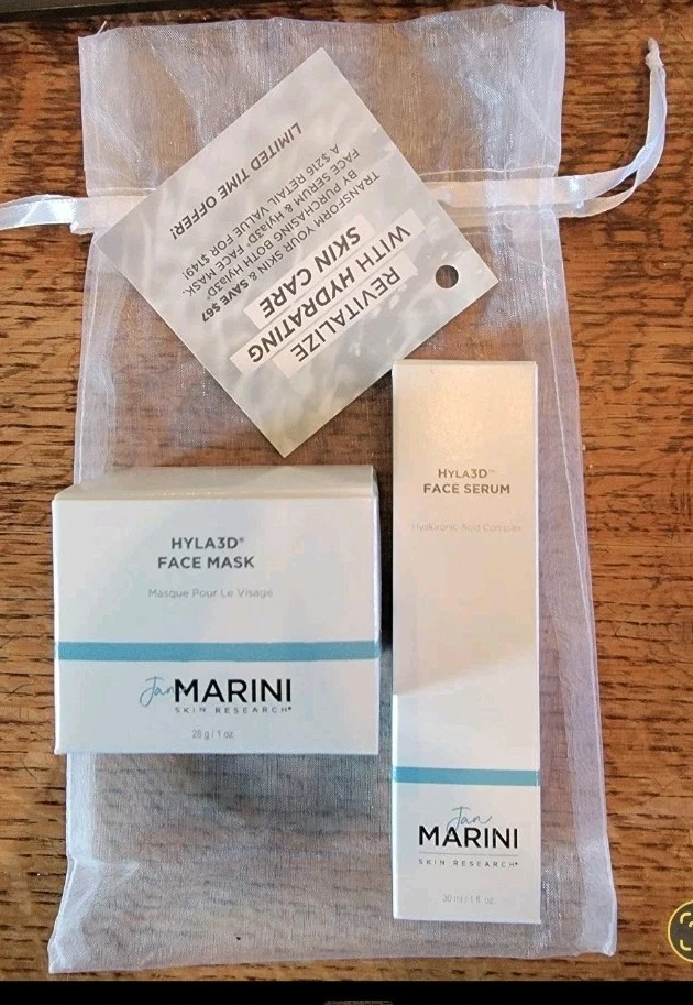 NUEVO SET REGALO 2 PIEZAS SUERO FACIAL JAN MARINI HYLA3D 30 ML + MASCARILLA HYLA3D 28 G Foto 2 de 4