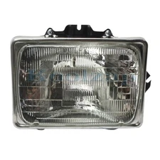 For 1992-2002 E-350 Econoline Club Wagon Front Right Headlight Clear Plastic Q