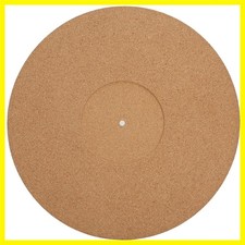 Turntable Slipmat Mat, Record Anti Static Cork Vinyl Player Pad Non Slip Vi...
