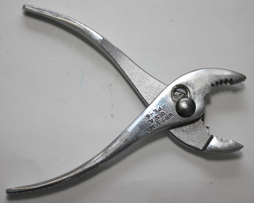 Alicates para juntas deslizantes vintage Williams Tools PL-6 6-1/2" de largo manijas Crosshatch EE. UU. - Imagen 6 de 11