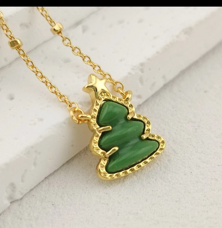 Ожерелье с короткой подвеской Kendra Scott Holiday Tree - Изображение 4 из 4