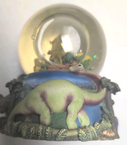 Dinosaurs Utah Souvenir 6" T-rex Stegosaurus Velociraptor Jurassic Snowglobe - Picture 3 of 24