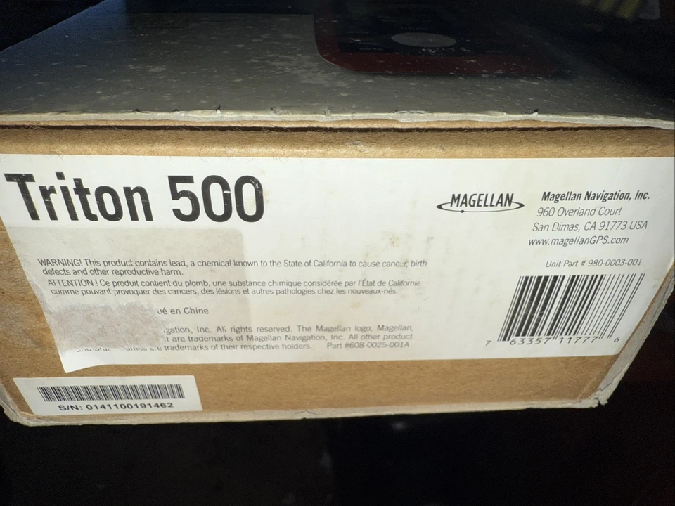 Magellan Triton 500 Handheld GPS Portable SD-Slot Waterproof geocache Hiking - Image 2 of 4