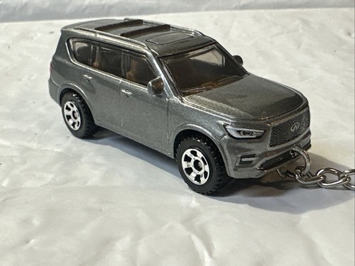 2024 Matchbox Short Card 2022 Infiniti QX80 Custom Keychain New Loose 1/64 Scale