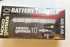 Noco Genius10 Genius10 6v12v 10a Lead Acid Charger Maintainer Clamps