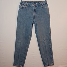 Vintage 2001 Levi's 550 Womens Jeans Sz 14 Relaxed Tapered Leg High Waist 31X31