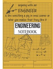 Engineering Notebook: A Graph Paper Composition Notebook for Math and Science St