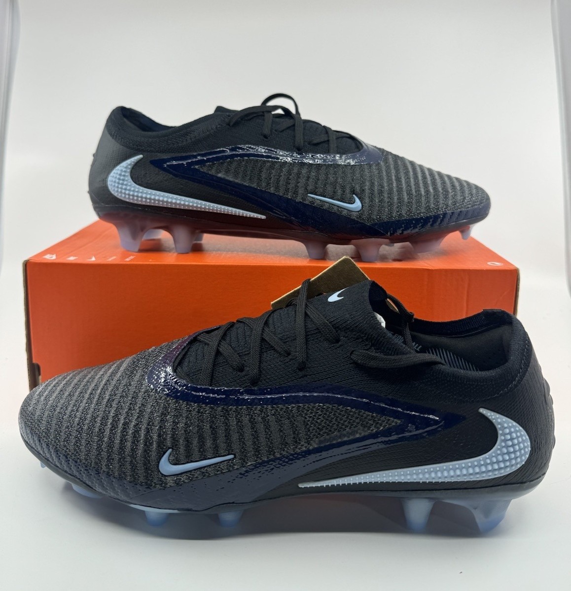 Men's 8.5 -Nike Phantom 6 Low Elite AG-Pro Black Blue HQ2335 003